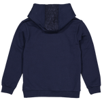 Fokke hooded sweater | Blue Dark