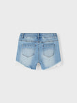 Salli slim dnm shorts 5372-HA | Medium Blue Denim
