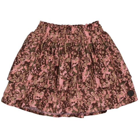 Bodin skirt | AOP Pink Salmon