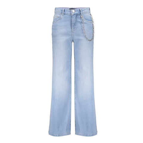 Attitude Wideleg jeans | Mid Blue Denim