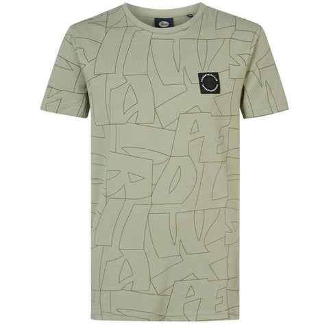 T-shirt ss aop | Sage Green