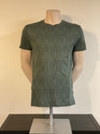 Now AOP fitted tee | Dress Blues & Balsam Green