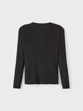 Rikula ls knit cardigan | Black/Lurex