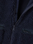 Laletti teddy waistcoat | Dark Sapphire