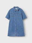 Jannet denim dress | Medium Blue Denim
