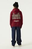 Hooded sweater | Red Flame