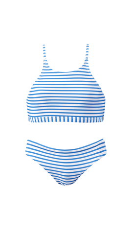 Luanans high neck bikini | Blue
