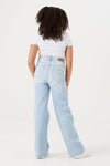 Annemay wideleg jeans | Bleached