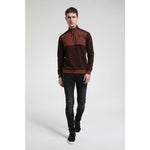 Sweater met rits | Rusty Brick