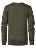 Knitwear round neck | Army Green
