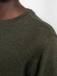 Knitwear round neck | Army Green