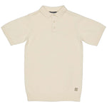 Rick, polo knit | Cream
