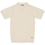 Rick, polo knit | Cream