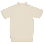 Rick, polo knit | Cream