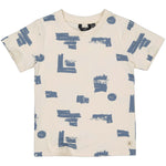 Scout t-shirt | AOP Blue Sketch