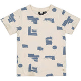 Scout t-shirt | AOP Blue Sketch