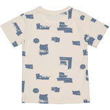 Scout t-shirt | AOP Blue Sketch
