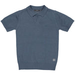 Siebe polo knit | Mid Blue