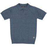 Siebe polo knit | Mid Blue