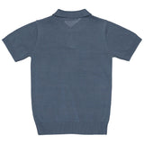 Siebe polo knit | Mid Blue