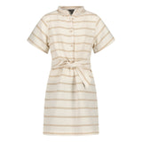 Railey dress | AOP Taupe Stripes