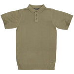 Rick, polo knit | Khaki Green