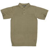 Rick, polo knit | Khaki Green