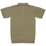 Rick, polo knit | Khaki Green