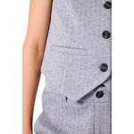 Gilet  | Mid Grey Melee