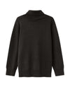 Romil ls rollneck knit | Black