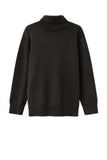 Romil ls rollneck knit | Black