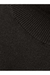 Romil ls rollneck knit | Black