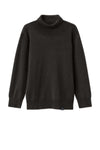 Romil ls rollneck knit | Black