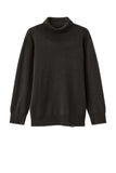 Romil ls rollneck knit | Black