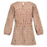 Vachel dress | AOP Pink Leaves