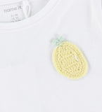 Juanitta ss top | Bright White
