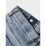 Bella Skater Destroy Jeans | Light Blue Denim
