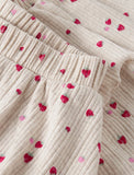 Jelly skort | Peyote Melange/Strawberry
