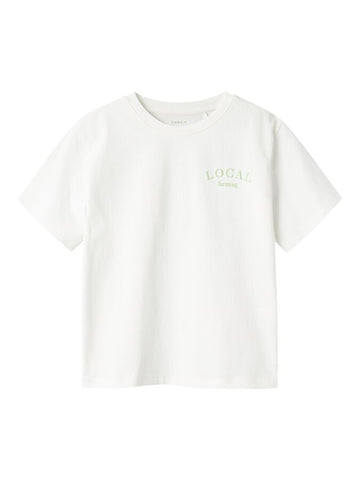 Boway ss nreg heavy top | Cloud Dancer/Arcadian Green
