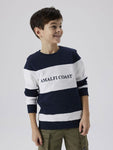 Folge ls sweat | Navy Blazer/Bright White