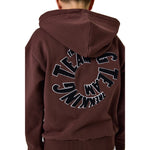 Hooded sweater | Mahogany