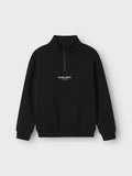 Brody ls nreg sweat zip | Black