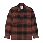 Overshirt ls | Mahogany