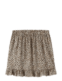 Vinaya wrap skirt | Turtledove/Leopard