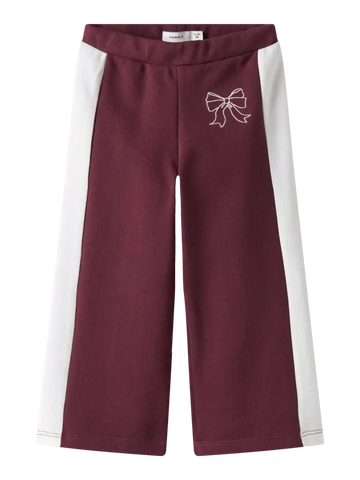 Rivea wide pant| Burgundy