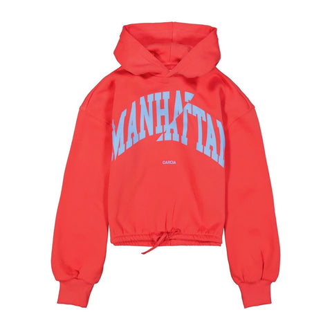 Hooded Sweater | Chili Red