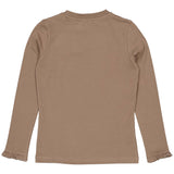 Vanda t-shirt ls | Light Taupe