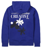 Hooded sweater | Royal
