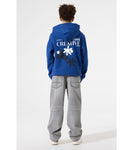 Hooded sweater | Royal