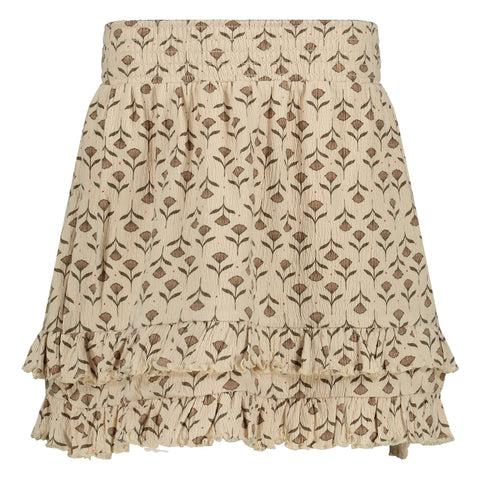 Victoria skirt | AOP White Flower